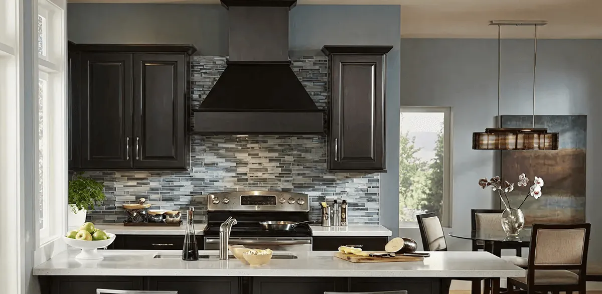 Kitchen cabinet painting and refinishing in a modern kitchen in West Palm Beach, FL